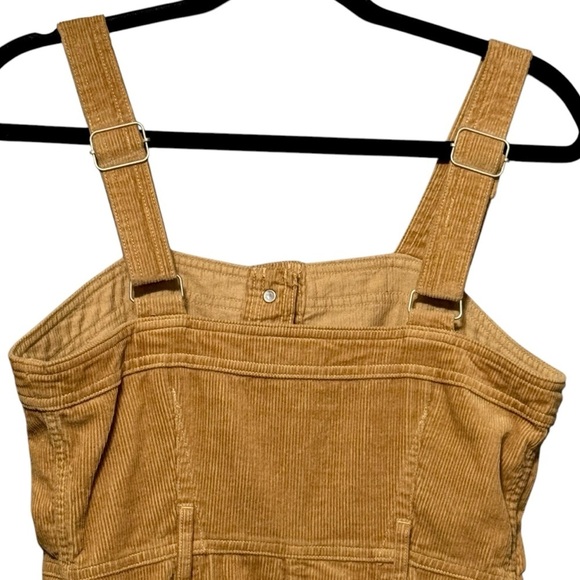 Levi’s Fiorella Corduroy Tan Button Down Front Mini Jumper Dress size XS - Picture 11 of 16